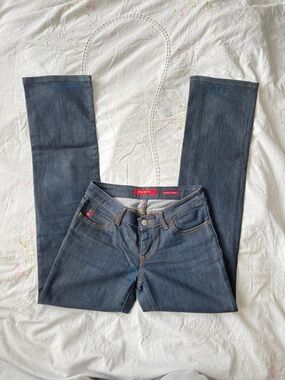 Miss Sixty Y2K Low Rise Straight Leg Denim Jeans Size 24